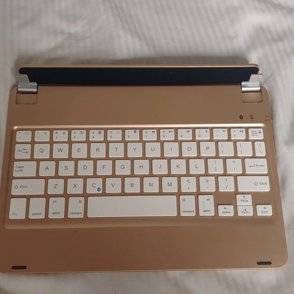 Rose gold Bluetooth keyboard